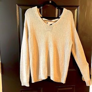 Francescas Beige Sweater Large